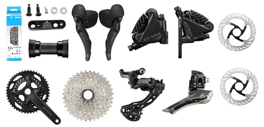 Grupo Shimano GRX RX610 Disco 46-30t 11-36 12 velocidades