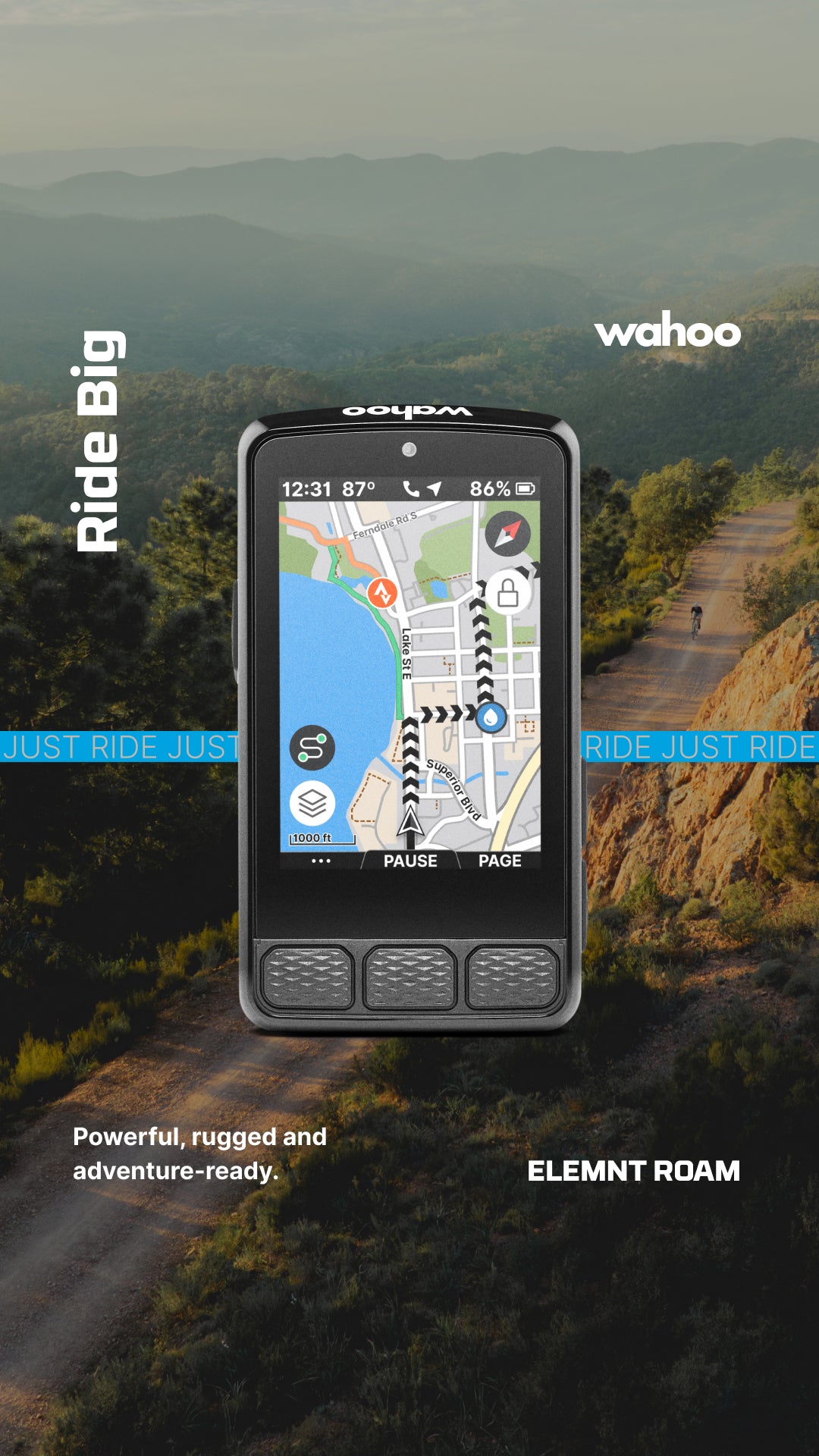 CICLOCOMPUTADOR WAHOO ELEMNT ROAM 3
