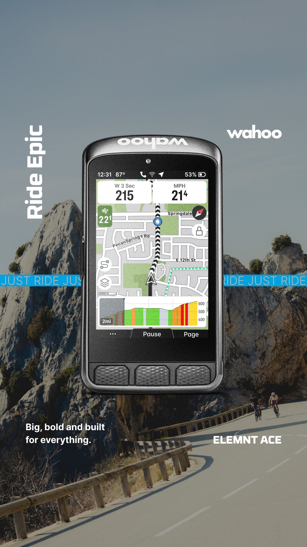 CICLOCOMPUTADOR WAHOO ELEMNT ELEMNT ACE