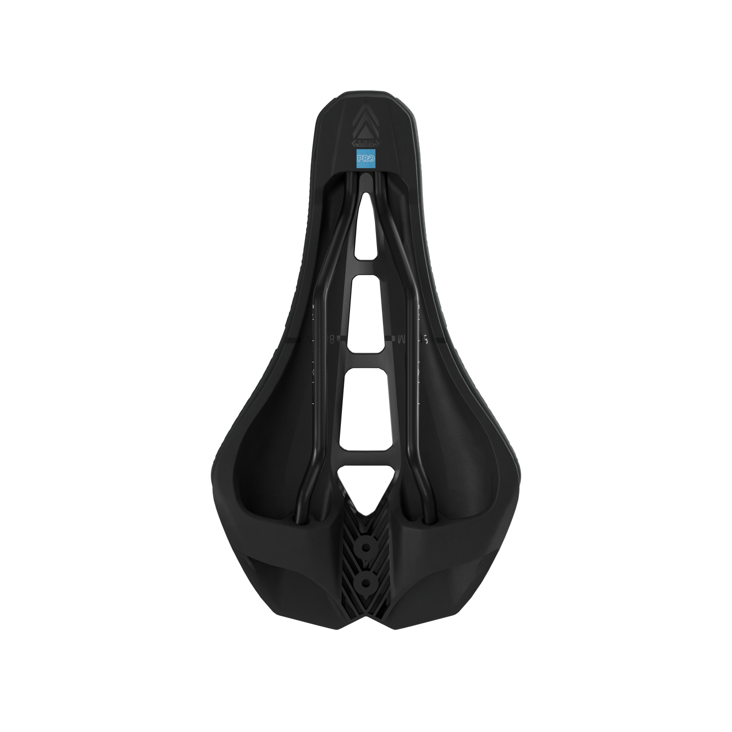 Sillín PRO Stealth 3D Performance detalle rieles inox