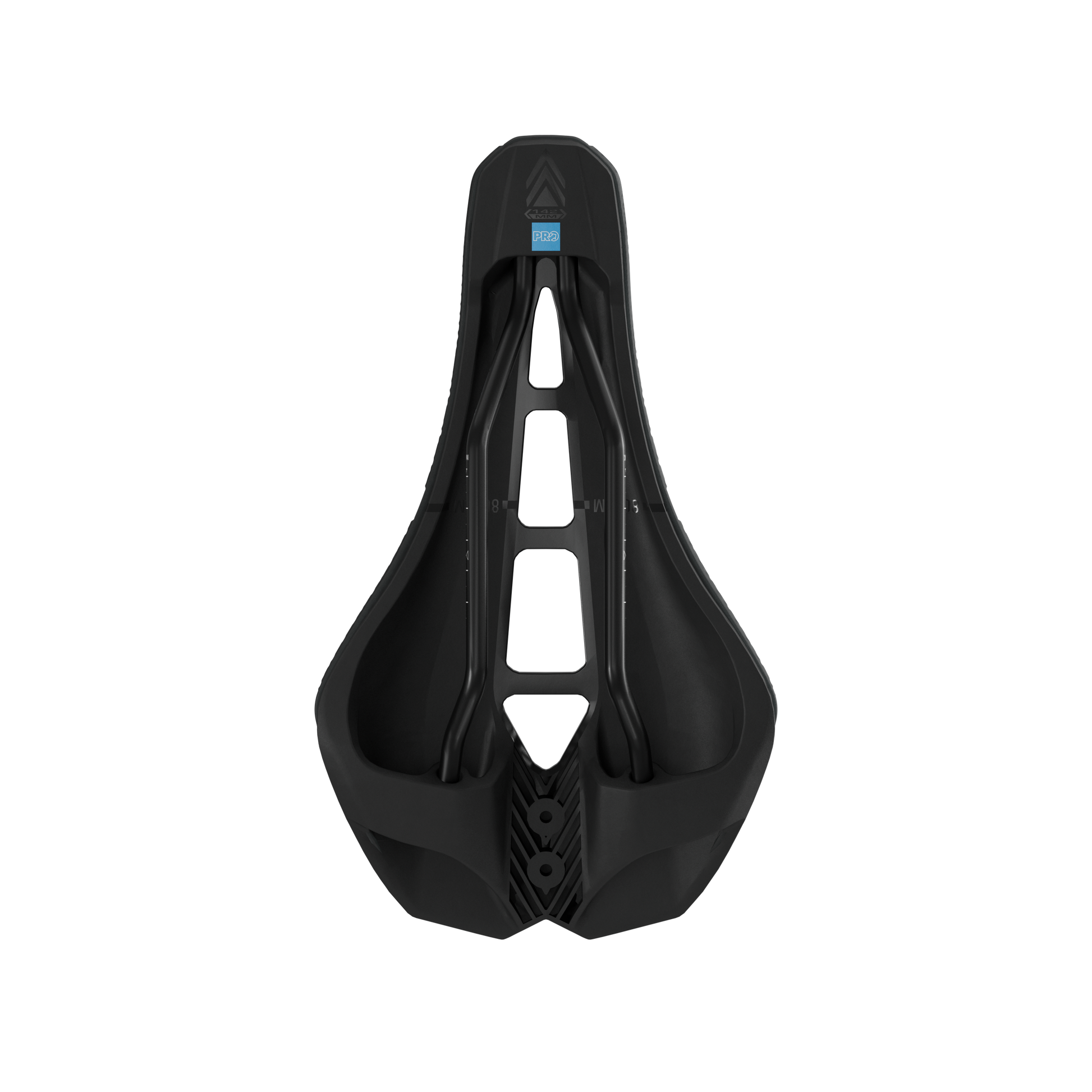 Sillín PRO Stealth 3D Performance detalle rieles inox